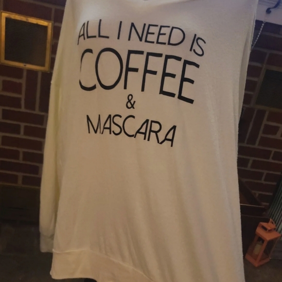 Wendy Williams Collection All I Need is Coffee & Mascara Long Sleeve 2XL Rare - Picture 9 of 10